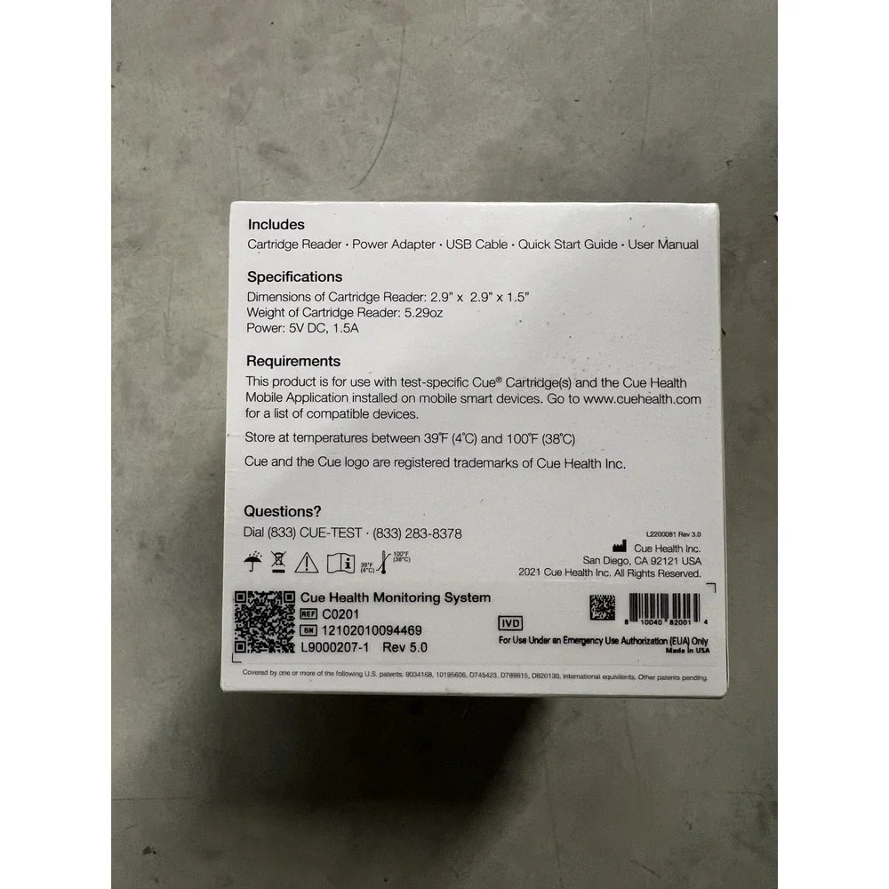 CUE Health Monitoring System | BRAND NEW Sealed